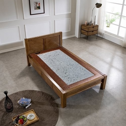 구들장 모던 서랍형 돌침대 SS