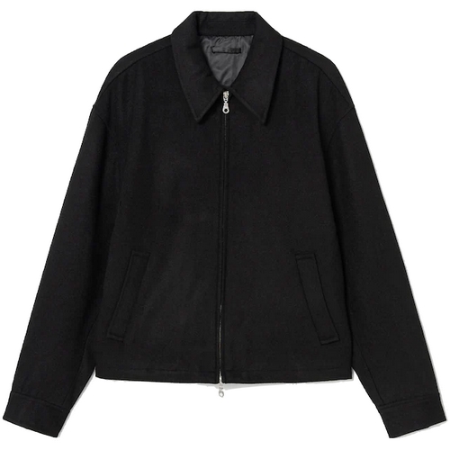 에잇세컨즈 울혼방 칼라넥 숏 블루종 264139FY25