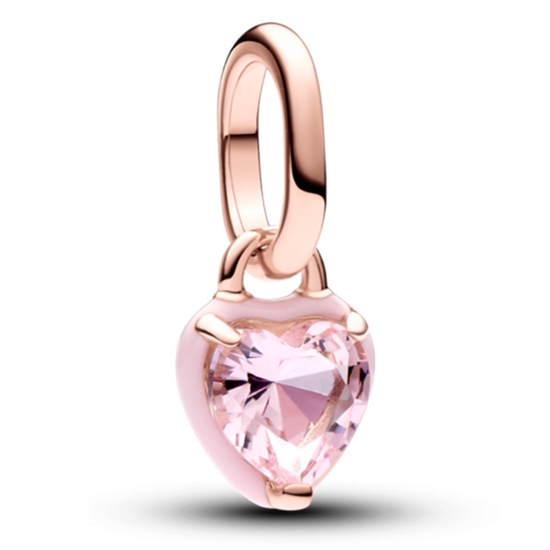 판도라 미 핑크 하트 미니 댕글 참 783042C01