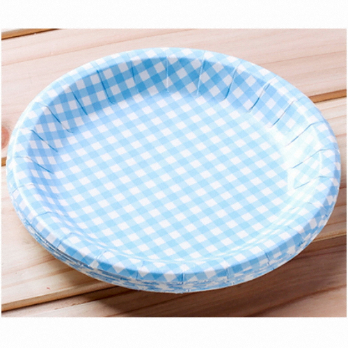 롯데알미늄 이라이프 칼라종이접시 18cm