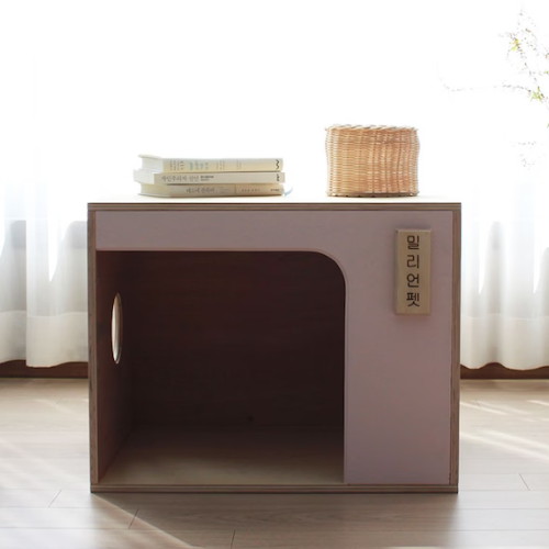 밀리언펫 컬러풀 우드 미니 애견하우스