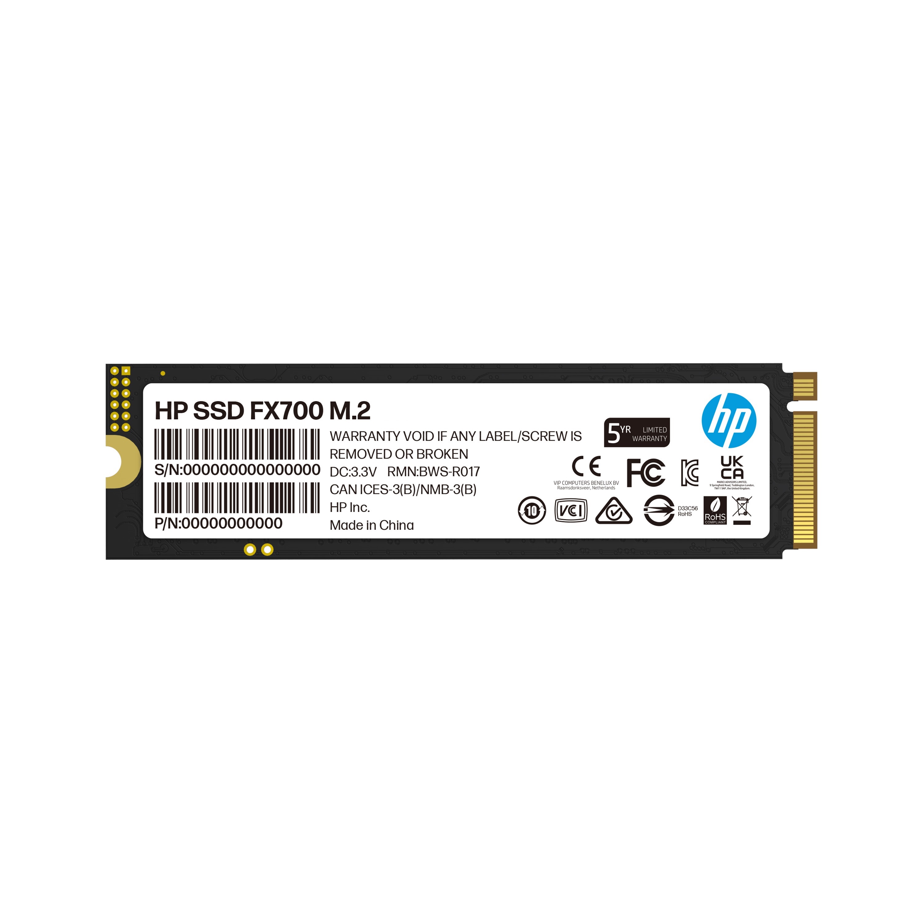 HP  FX700 M.2 NVMe