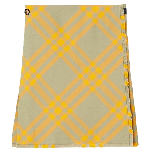 버버리 체크 울 블렌드 킬트 80772031