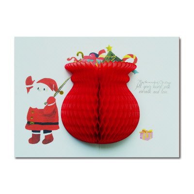 유리컴  허니콤 크리스마스 산타선물