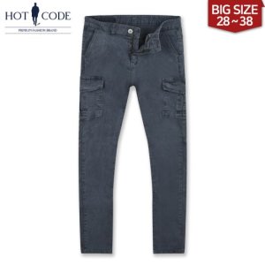 핫코드 카고 스판 워싱진 HC1100