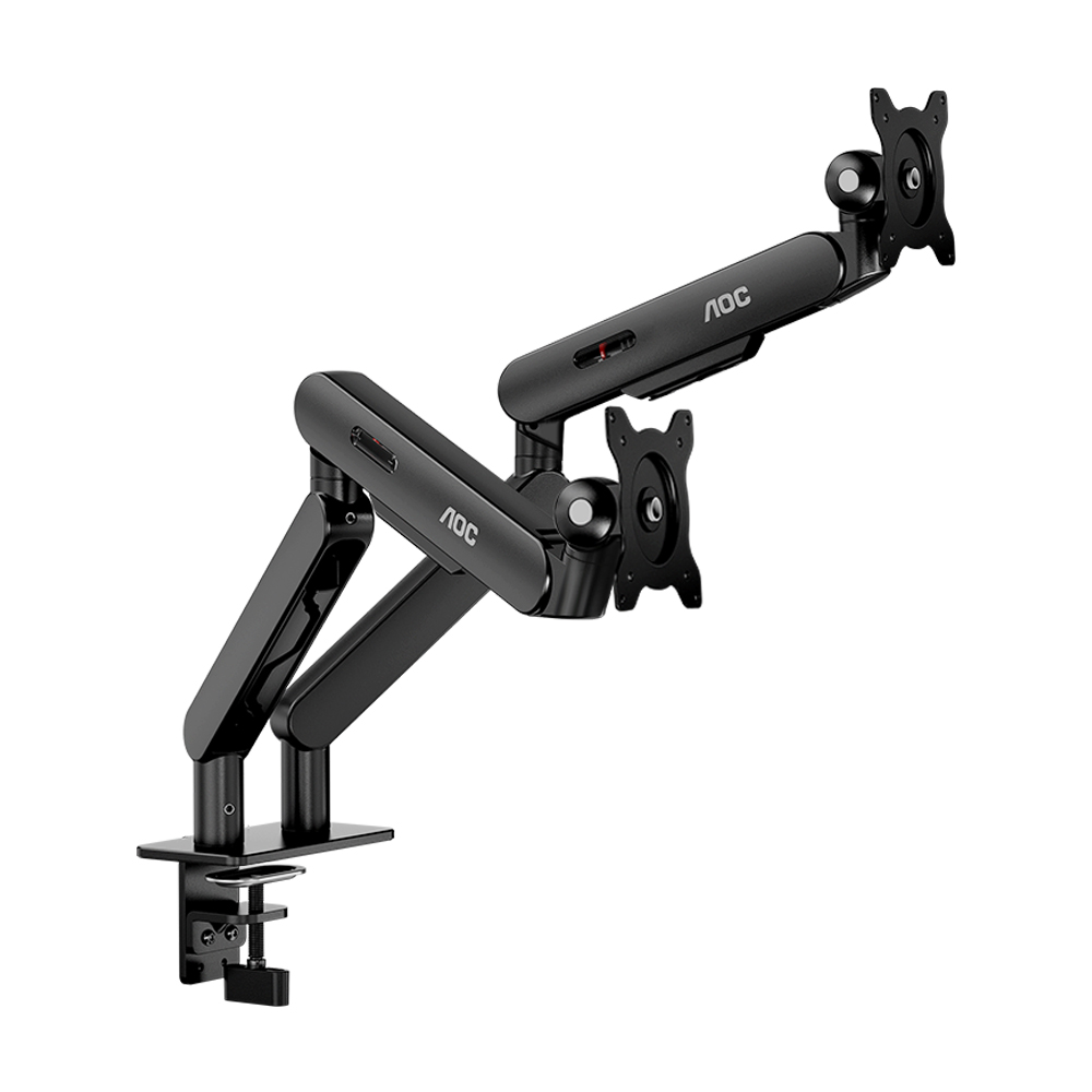 알파스캔 AOC AM420 울트라 블랙 다이아몬드 듀얼 모니터암
