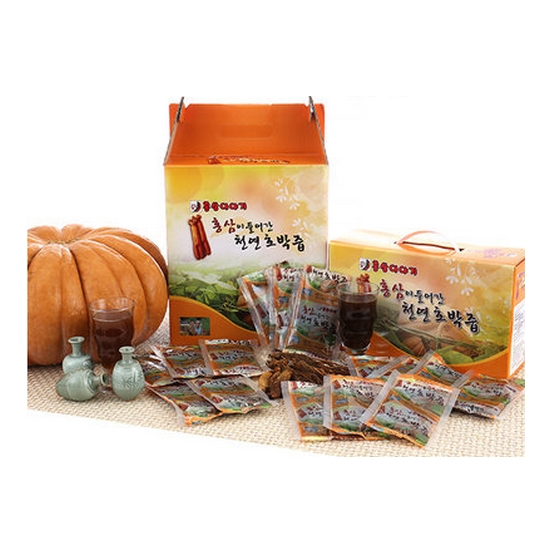  홍삼이야기 홍삼이 들어간 천연 호박즙 80ml 30포 [1개]