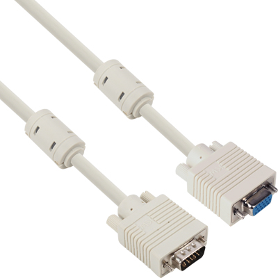 강원전자 NETmate RGB(D-SUB) (M/F) 모니터 연장 케이블 [NMC-R30F, 3m]