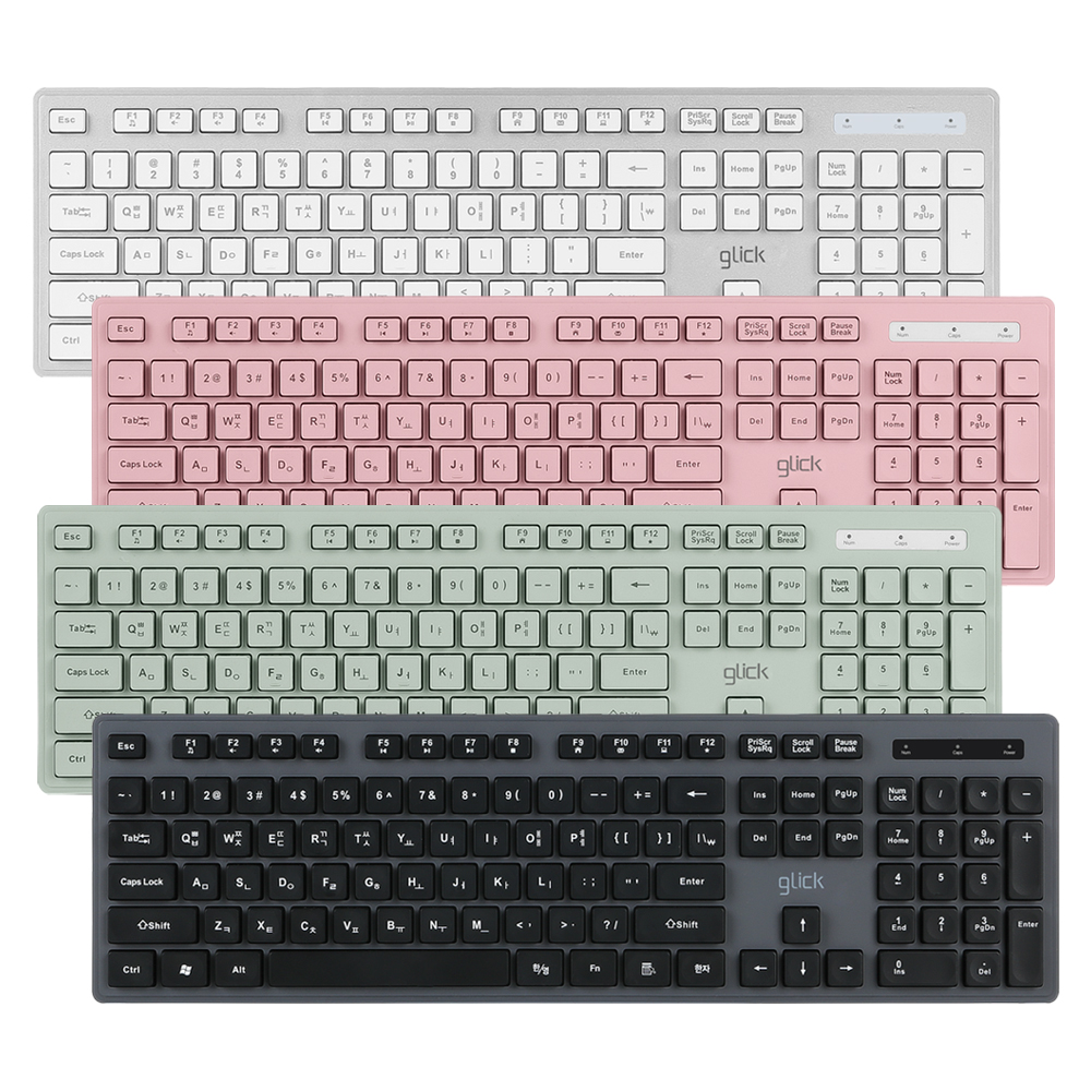 지클릭커  OFFICEPRO WK10 저소음 무선 블루투스