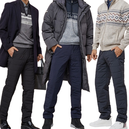 CERINI by PAT 4중 보온 기모 스판 패딩 팬츠 3종