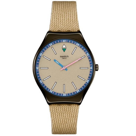 스와치 POWER OF NATURE SUNBAKED SANDSTONE SYXM100