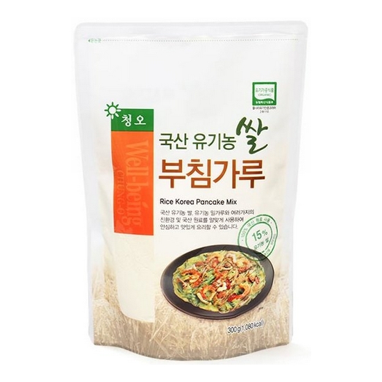 청오건강 국산 유기농 쌀 부침가루 300g