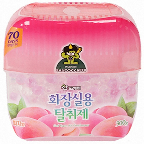 산도깨비 화장실용 탈취제 피치향 300g