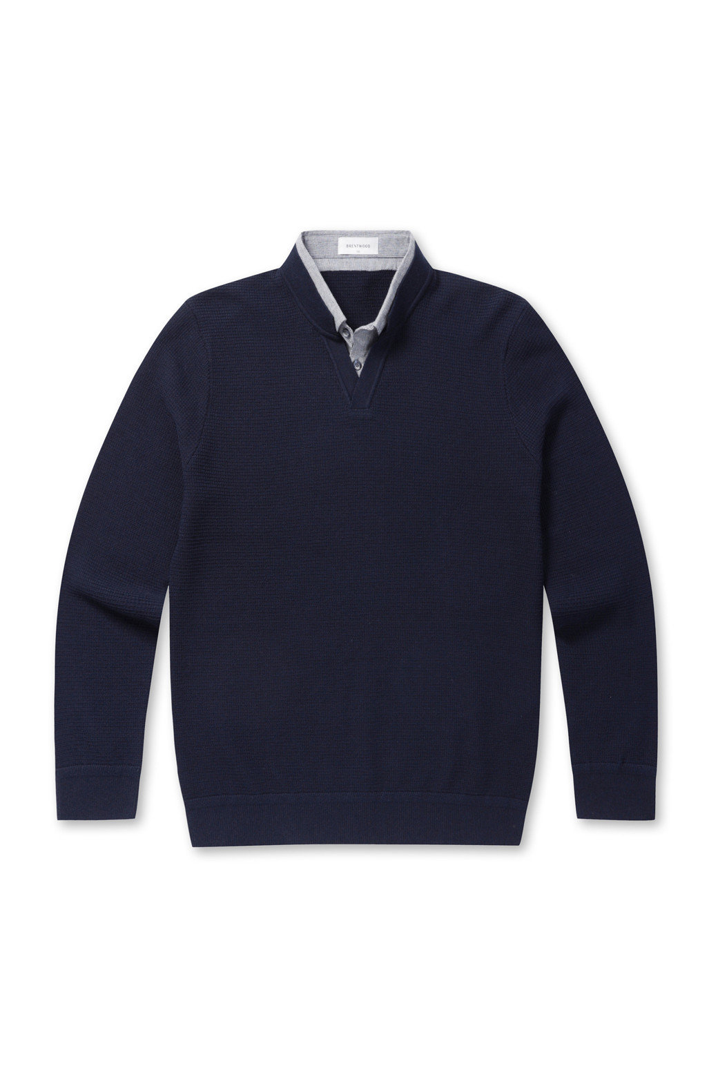 브렌우드 워셔블 셔츠 레이어드 스웨터_BRWAX24151NYX