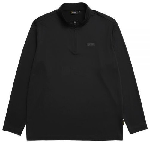 내셔널지오그래픽 G라인 반집업 긴팔 티셔츠 N231MTS220