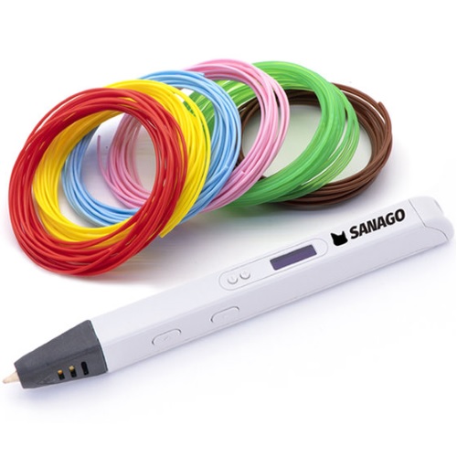 사나고 고급형 3D펜 + PLA 필라멘트 세트