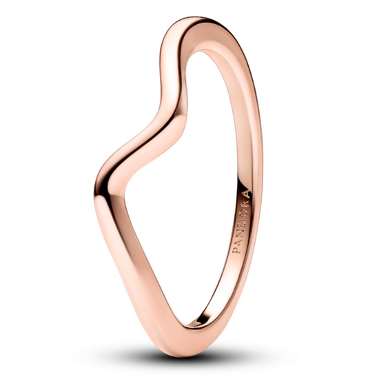 판도라  폴리쉬드 웨이브 링 183095C00