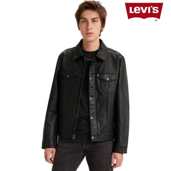 리바이스 인조가죽 발수 트러커 자켓_59491-0065