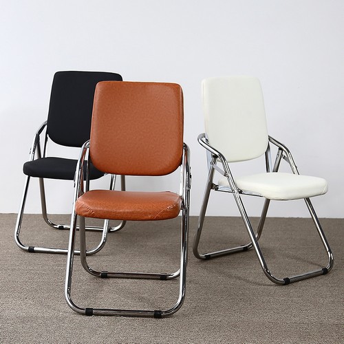 에이비퍼니쳐  마티스 철제 가죽 간이 접이식 의자