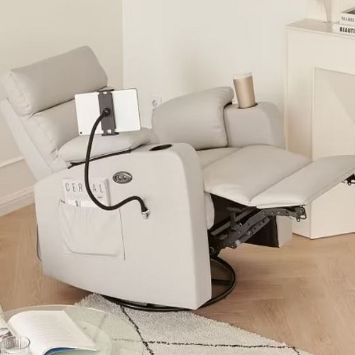 썬퍼니처 1004 가죽 리클라이너 1인용