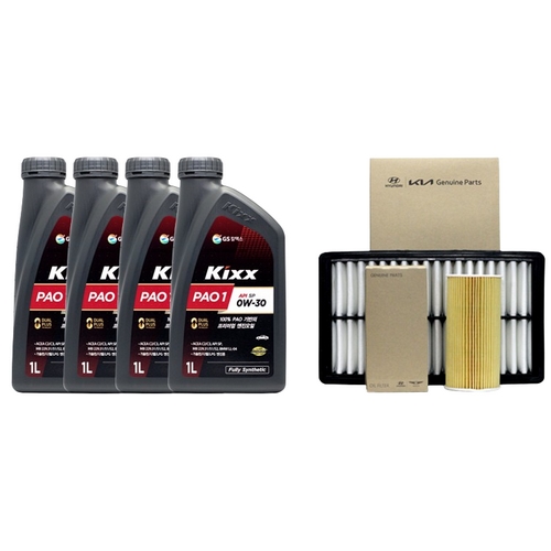 GS칼텍스 KIXX 파오1 0W30 + 순정필터 기아 더뉴 K3 가솔린