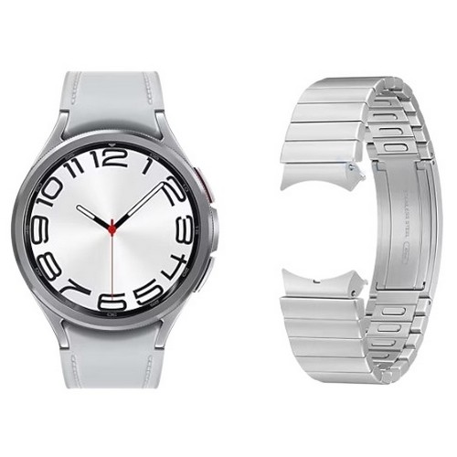 삼성전자  갤럭시워치6 클래식 47mm 블루투스+링크 브레이슬릿 스트랩 패키지