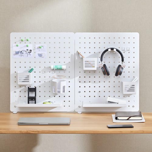 감씨 클램프형 스틸 페그보드 2개 세트