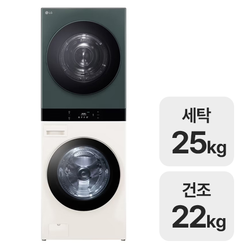 LG전자 트롬 오브제컬렉션 워시타워 WL22EGZU