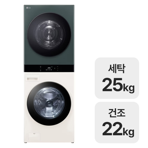 LG전자 트롬 오브제컬렉션 워시타워 WL22EGHU