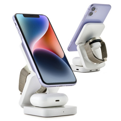 제이엠스퀘어 바넥스 3in1 맥세이프 무선충전기 BN-WC10