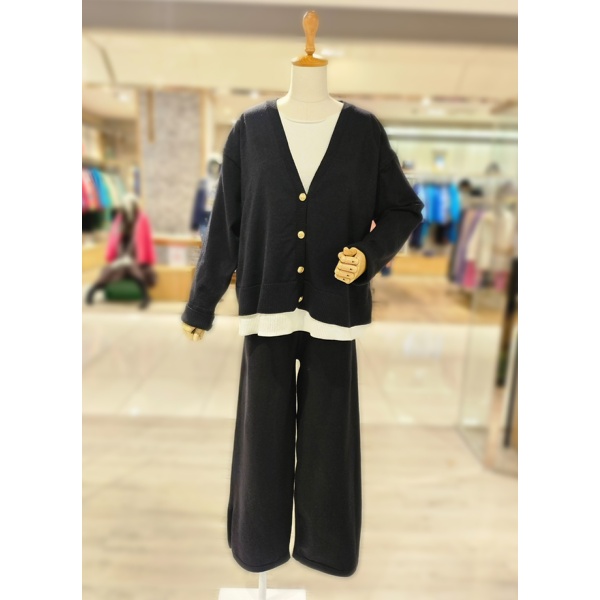 코데즈컴바인 투피스 가디건 팬츠셋업 CJA-XX381W2