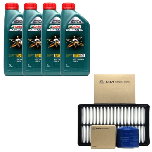 캐스트롤  마그네텍 SN/C3 5W30 4L + 순정필터 기아 K5 가솔린