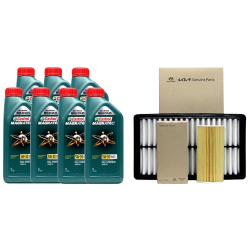 캐스트롤  마그네텍 SN/C3 5W30 7L + 순정필터 기아 올뉴 K7 3.3 가솔린