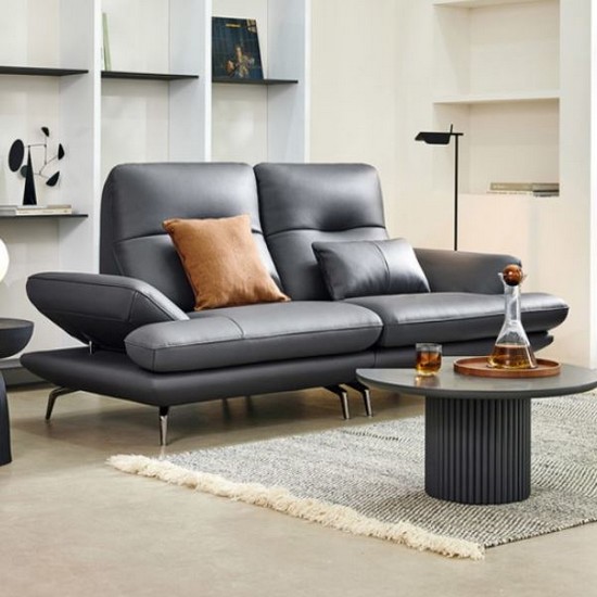 자코모 컴포트 발렌티 슬림 기능성 럭스 천연통가죽 소파 3인용