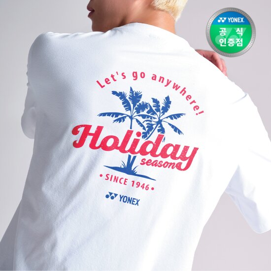 요넥스  배드민턴 반팔 티셔츠 오버핏 운동복 241TS041U