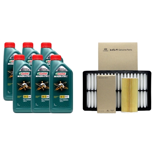 캐스트롤  마그네텍 SN/C3 5W30 5L + 순정필터 기아 K3 디젤