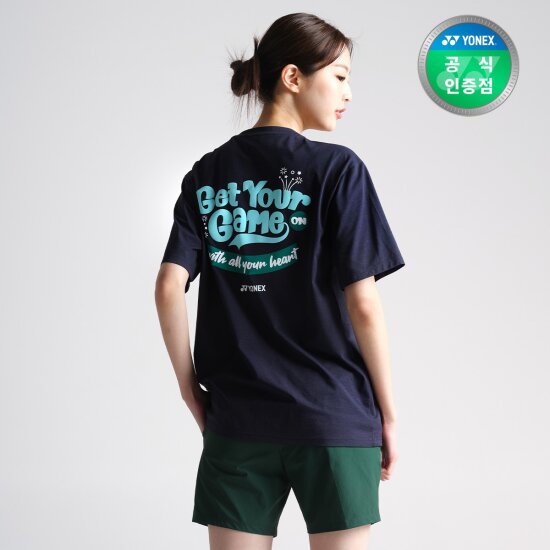 요넥스  배드민턴 반팔 티셔츠 남녀공용 데일리웨어 241TS064U