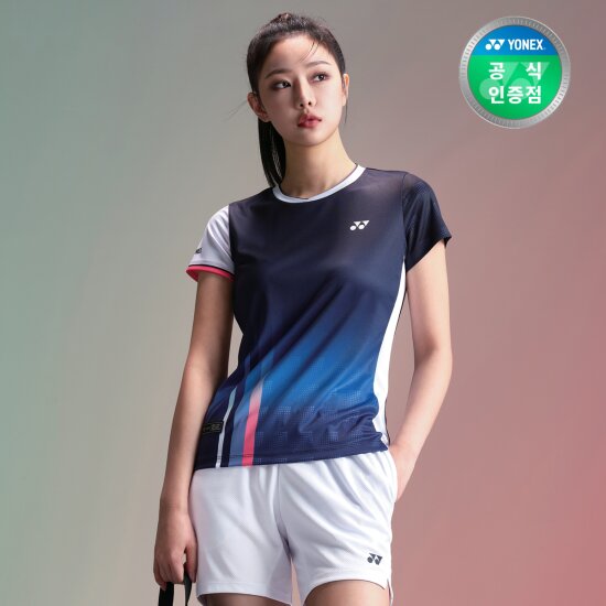 요넥스  배드민턴 반팔 티셔츠 여성용 게임웨어 241TS028F