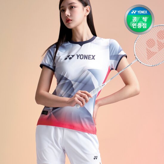 요넥스  배드민턴 반팔 티셔츠 게임웨어 241TS012F