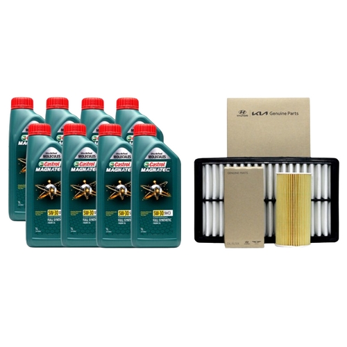 캐스트롤  마그네텍 SN/C3 5W30 8L + 순정필터 현대 투싼IX 디젤