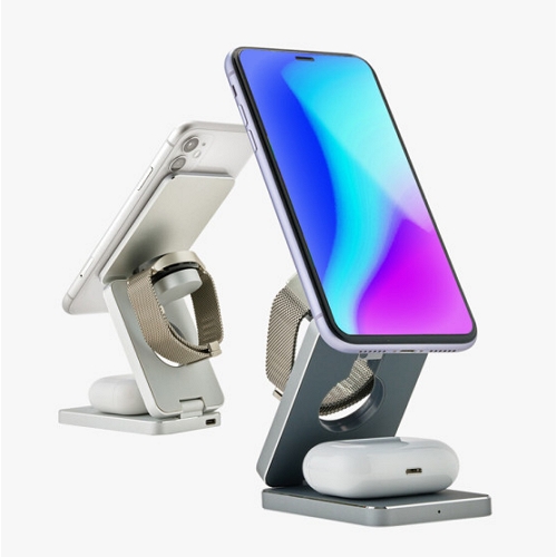 제이엠스퀘어 바넥스 3in1 맥세이프 무선충전기 BN-WC50