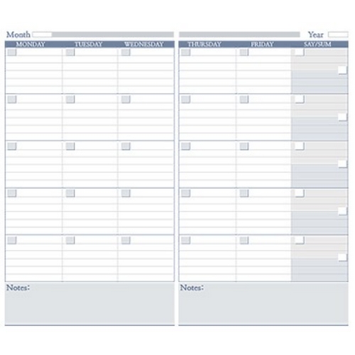 만년 6공 다이어리 미니속지 56절