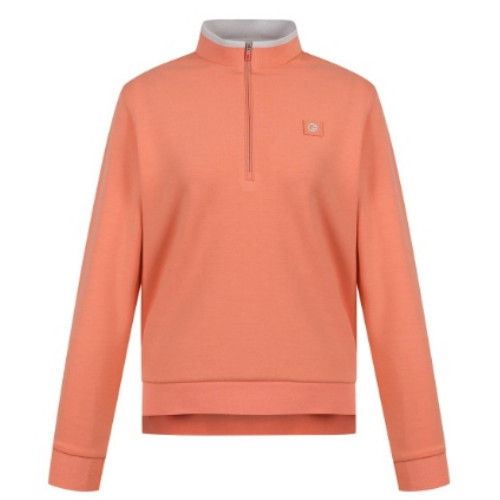 팬텀  넥배색 반집업 긴팔 티셔츠 221D1TH006