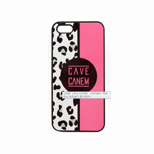 이로이로 CAVE CANEM 하드 케이스 (LEOPARD-PINK)[아이폰6,6s]