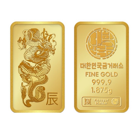 대한민국금거래소  청룡 용 골드바 1.875g
