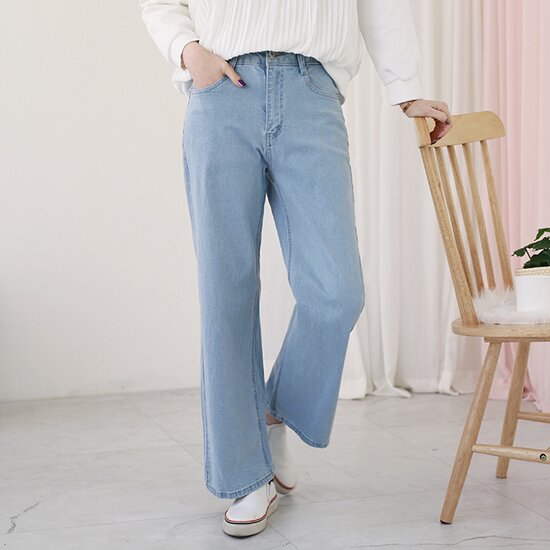 웬디즈갤러리 에일리 라이트 일자 데님 팬츠 MPT102