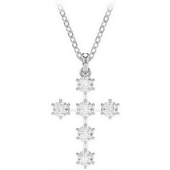 스와로브스키  Insigne Constella 십자가 로듐 목걸이 5675576