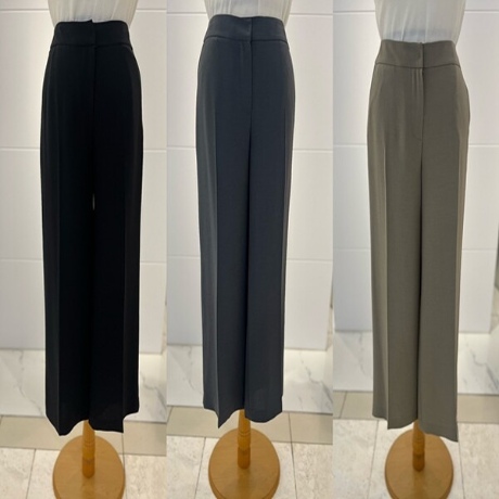 숲(SOUP) 하이웨스트 와이드 팬츠 SA3LP32