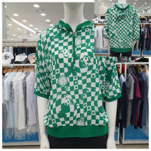 디즈니골프  SS 쉬폰 세미오버핏후드티셔츠 DN2LTS038