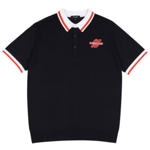 JDX골프 JDX 워셔블 배색 카라 반팔 풀오버 X4SPV1352DN